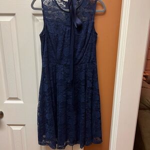 Dressystar Navy Lace Dress